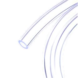 M METERXITY Clear Vinyl Tubing - PVC Tube Hose, Apply to Water Transfer (3mm ID 5mm OD, 3Ft)