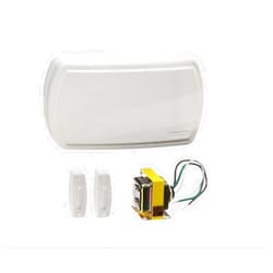 Broan-NuTone BK125LWH Builder Chimes Kit with Two Lighted Pushbuttons, White