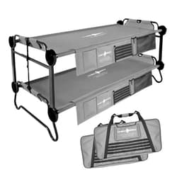 Disc-O-Bed Extra Large Outfitter – Special Edition, with 2 Side Organizers, Grey