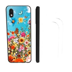 Jioeuinly Case for Q-Link Wireless Monarch Z5 for ZTE Quest 5 Z3351S Phone Case Cover + [2 Pack] Film Soft TPU Screen Protector J-55