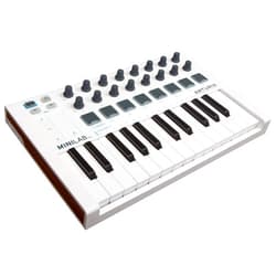 Arturia - MiniLab MkII - Portable MIDI Controller for Music Production, with All-in-One Software Package - 25 Keys, 8 Multi-Color Pads