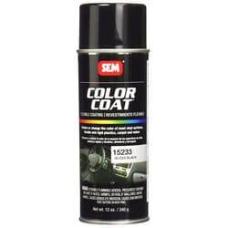 SEM 15233 Gloss Black Color Coat - 12 oz.
