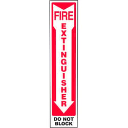 AccuformNMC MFXG580VP Plastic Safety Sign, 