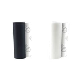 GEAR AID Tenacious Tape 3”x20” Fabric and Vinyl Gear Repair Tape 2 Pack Bundle, Black and Clear
