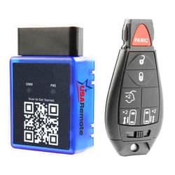 USARemote OBD Key Fob Self Programmer with 6-Button Fobik Car Remote for Chrysler Town Country Dodge Grand Caravan Volkswagen Routan (IYZ-C01C, M3N5WY783X)