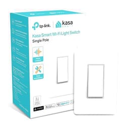 Kasa Smart Kasa Matter Smart Light Switch: Voice Control w/Siri, Alexa & Google Assistant | UL Certified | Timer & Schedule | Easy Guided Install | Neutral Wire Required | Single Pole | 2.4GHz Wi-Fi | KS205