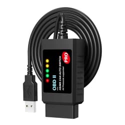FASLINK OBD2 Adapter Electronic Automatic Switching MS CAN/HS CAN for F150 F250 Cars Light Trucks Diagnostic Programming, OBDII USB Scan Tool Compatible with FORScan ELMConfig softwares