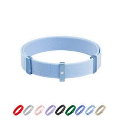 BuddyArmor Safety Cat Collar - U.S. IDA Gold Awarding Design, Elastic Quick Release, Non Breakaway - Lightweight for Kitten, Neck Fit 7.8'-15.7' for All Small Large Cat,M(Sierra Blue)