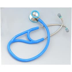 Kila Scopes Bell Stethoscope - Professional Dual Head Bell Cardiology & Diagnostic Stethoscope for Doctors and Nurses - with Accessories K770 Sky