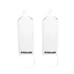 DrinkMate Carbonation Bottles (2 Pack) (1L, White)