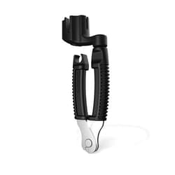 D'Addario Accessories Pro-Winder Guitar String Winder, Cutter, Bridge Pin Puller - All in One Guitar Tool - Black