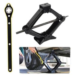 KIFIDAN Scissor Jack for Car, Portable Tire Changing Kit with Maximum Load 1T, Ratchet Wrench, Professional Accessories for MPV SUV