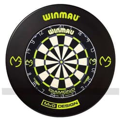 Winmau MvG Edition Diamond Dartboard with MvG Surround