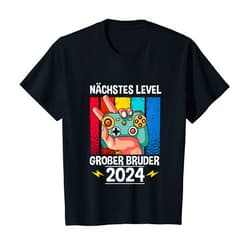 Ich Werde Großer Bruder Geschenk Kollektion Kids Next Level Big Brother 2024 T-Shirt
