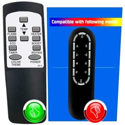 YAOHUIMI Replacement Remote Control for DlMPLEX Electric Fireplace XLF Replacement Mood Maker Remote Control