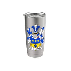 Family Crest and Coat of Arms clothes and gifts Schneeberg Coat of Arms - Family Crest Stainless Steel Insulated Tumbler