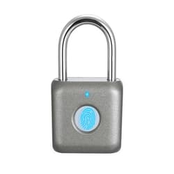 Dhiedas Fingerprint Padlock, Dhiedas Smart keyless Locker Lock, Biometric Finegrprint Lock, Small Lock with USB Rechargeable, for Gym, Door, Luggage, Suitcase, Backpack, Bike, Office(Only Fingerprint)