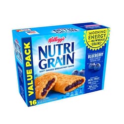 Kellogg's Nutri - Grain Blueberry Cereal Bar - 16 Pack