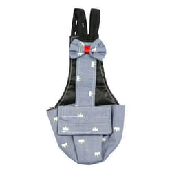 BestParts Adjustable Diaper Waterproof Reusable Diapers, Cloth Diaper Wearable Poultry for Farm Pet Goose, Pet Duck,Pet Chicken, (Grey Crown, S(0.55-1.65pounds), 1, Count)