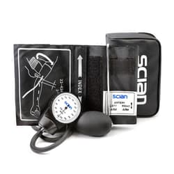 SCIAN Aneroid Sphygmomanometer - Manual Blood Pressure Cuff with D-Ring Universal Cuff 10-16