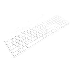I-Rocks BUSlink Media White Aluminum X-Slim Keyboard for PC (KR-6402-WH)