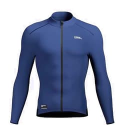 INBIKE Fleece Lined Cycling Jersey for Men Women, Winter Thermal Long Sleeve Bike Jacket with 3 Pockets, Quick Dry