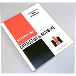 AgPubs Farmall International 706 Tractor Operators Owners Manual Gas Diesel Lp Sn-37238 & UP