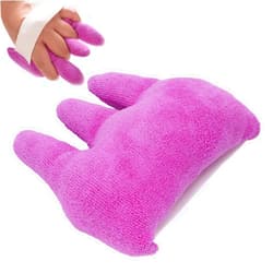 Tomotato Finger Contracture Cushion, Palm Grip Hand Contracture Cushion with Elastic Band Finger Separator Elastic Band Hand Finger Grips Palm Anti Flaw Ulcer Pad for Contracture Training