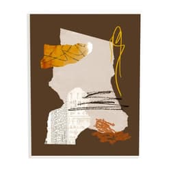 Stupell Industries Modern Collaged Shapes Abstract Layered Scribble Lines, Design by Melissa Wang
