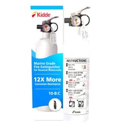 Kidde Mariner PWC Marine Fire Extinguisher for Boats, 5-B:C, 3.3 Lbs., Coast Guard Approved, Mounting Bracket (Included), White