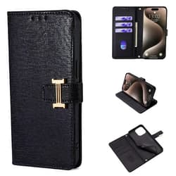 Jiajihua Case Cover Compatible with Samsung Galaxy J330 / J3 PRO / J3 2017 Card Slot Flip Stand Magnetic Closure Black