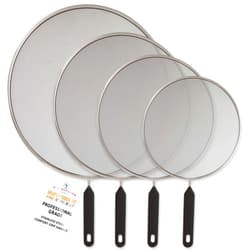 U.S. Kitchen Supply 4-Piece Stainless Steel Splatter Guard Set (13
