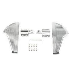 GZYF CNxinn10 Motorcycle Foot Pegs Floorboard Rear Passenger For Harley Dyna Softail Electra Glide V-Rod, Chrome