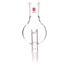 QiMan Rotary Evaporators Borosilicate Glass with Standard Taper Inner Lower Joint Bump Trap 29/42 Outer Upper Joint 24/40 250ml