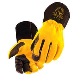 Black Stallion BSX Premium 3 Kidskin Finger Cowhide Back TIG Welding Gloves - BT88 LARGE