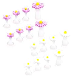 YIUIRUOI 16 Pieces Silicone Toe Separators Daisy Flower Spacers Nail Art Tools Toe Separator for Women Nail Art Pedicure Manicure.