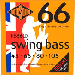 Rotosound RS66LD Swing Bass Electric Bass 4 String Set (45-105)