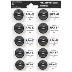 Enerpe RFA-67 RFA-67D-11 6V Replacement Battery Long-Lasting & High Capacity Compatible with PetSafe Electronic Collars 10-Pack