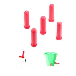 ZLXHDL 5Pcs Calf Milk Drink Nipple, 3.9Inch Rubber Replaceable Nipple Calf Feeding Nipple Animal Feeding Supplies Little Cow Calf Milk Nipple