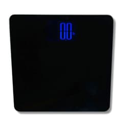 TANITA FitScan HD-366F Digital Weight Scale - 440 lb Capacity - 8mm Tempered Glass Platform - Jumbo Blue Backlit LCD - Sleek Low-Profile Design - Heavy-Duty Durable Build - Japan Technology
