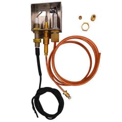 METER STAR Propane Gas Fire Pit Heater Replacement Parts Flame Pilot Burner Assembly Kit