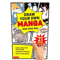 By Tuttle Studio (Editor) Draw Your Own Manga: Blank Comic Book (With 21 Different Templates)