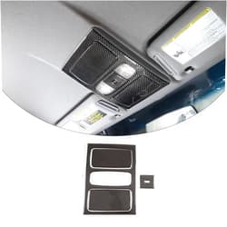 TongSheng for Toyota Tacoma 2011 2012 2013 2014 2015 Car Soft Carbon Fiber Inner Front Row Roof Reading Light Panel Trim Interior Car Accessories