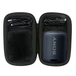 co2CREA Hard Travel Case Replacement for Sony SRS-XB100 SRS-XB12 SRS-XB13 Extra Bass Portable Bluetooth Speaker (All Black Case)