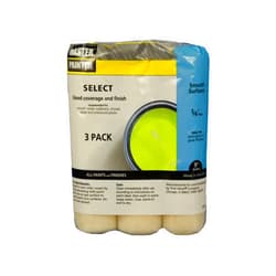 General Paint & Manufacturing MPS914-3PK True Value 697803 Master Painter Select 9-Inch Paint Roller Covers for Smooth Surfaces, 1/4-Inch Nap, 12-Pack