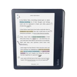 Kobo Libra Colour | eReader | 7” Glare-Free Colour E Ink Kaleido™ 3 Display | Dark Mode Option | Audiobooks | Waterproof | Black