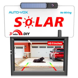 AUTO-VOX Solar Wireless Backup Camera with 5