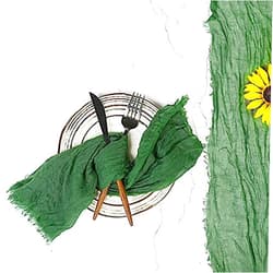 BalsaCircle Napkins BalsaCircle 5 Moss Green Cheesecloth Gauze Cotton Dinner Table Napkins Wedding Party Event Birthday Catering Decorations Supplies, 24 inch