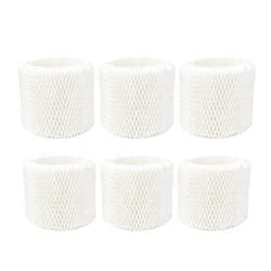 Extolife 6 Pack WF2 Humidifier Filters for Vicks Humidifier V3100 V3500 V3600 V3700 V3800 V3850 V3900, for Honeywell HCM-350 HCM-630 HCM-300T, for Kaz 3020, for Sunbeam 1118 1119, ECM-250i, ECM-500