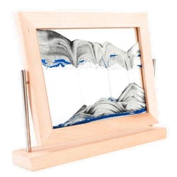 AXELIP Moving Sand Art Picture, Liquid Motion 3D Deep Sea Sandscape in Motion, Dynamic Sand Picture Relaxing Desktop Home Office Work Decor